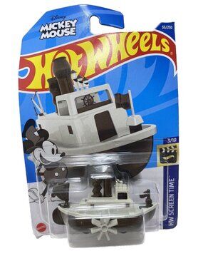 Hot Wheels Disney Steamboat Brown #35 35/250 2021 HW Screen Time 3/10
